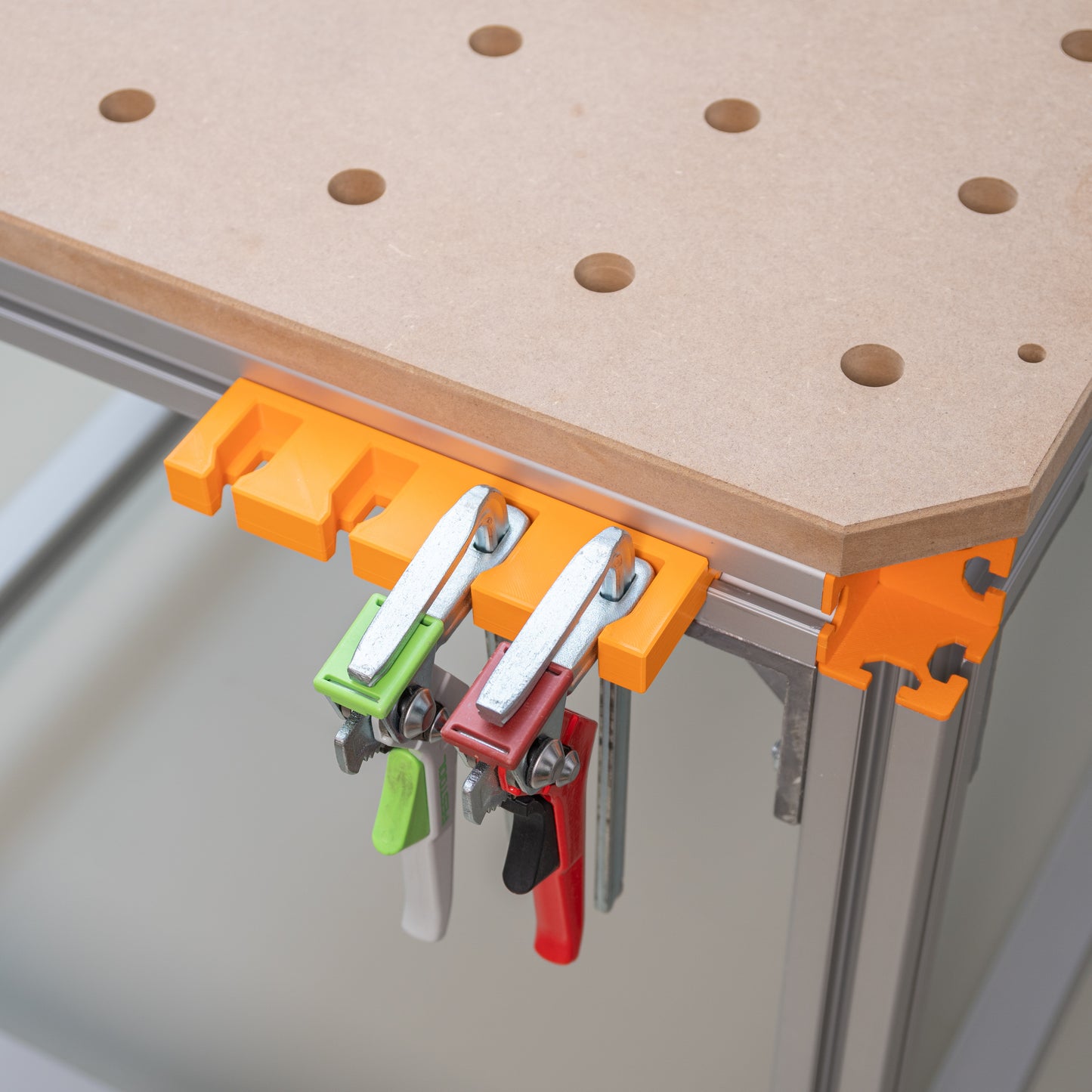 Klemmzwingenhalter 4fach