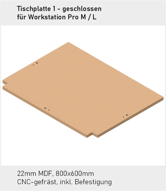 Tischplatte 1 / Bodenplatte