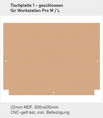 Tischplatte 1 / Bodenplatte