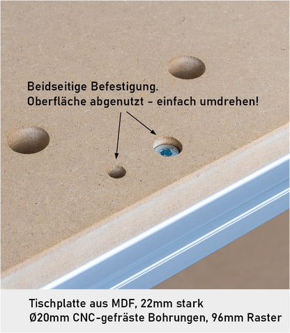 Workstation Pro M - 120x80cm